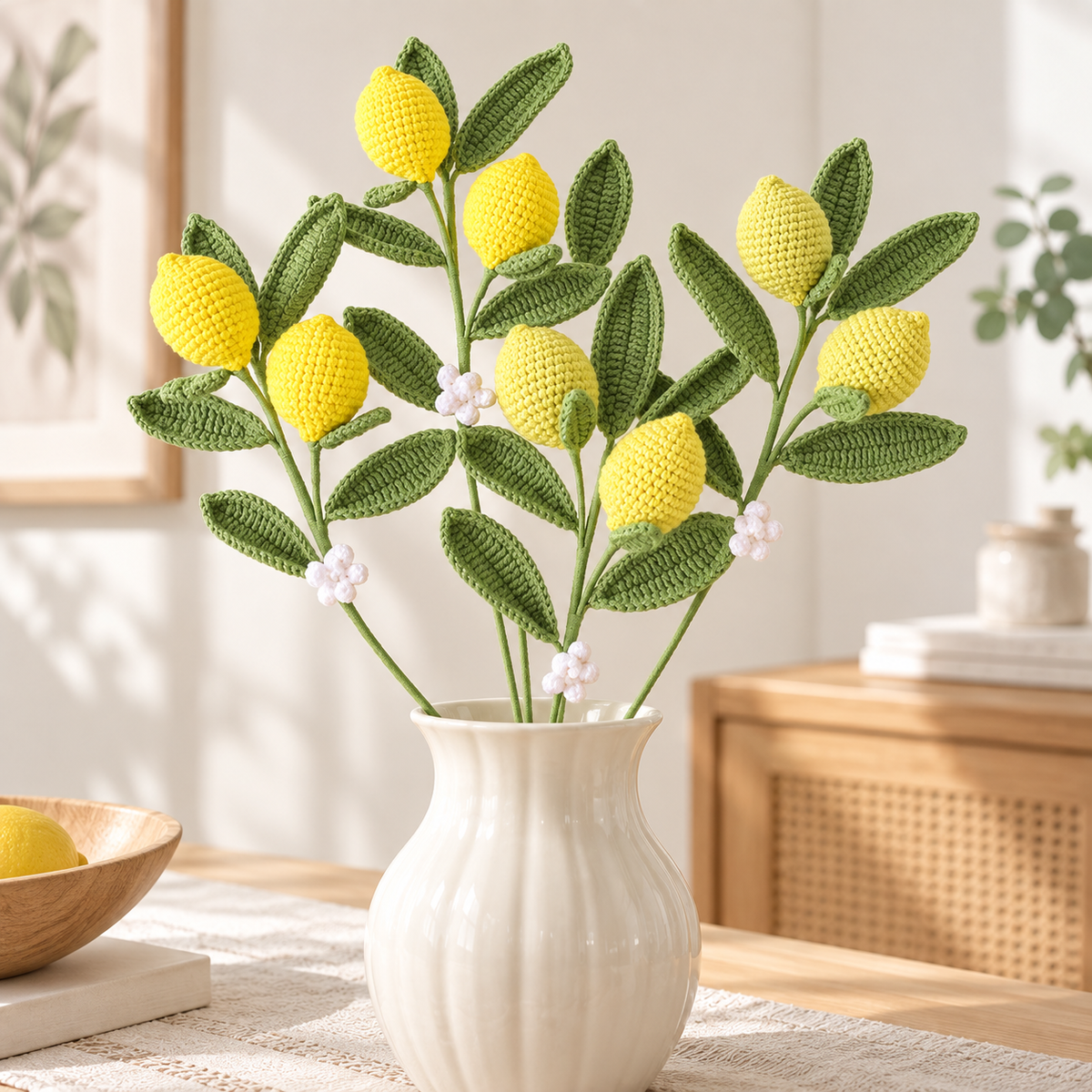 Crochet Lemon Branches-5-Pack