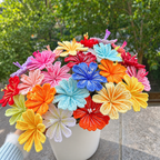 Crochet Spider Lily Flower Stems-10-Pack