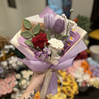 Crochet Luoshen Rose Flowers-10-Pack