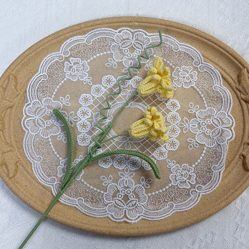 Crochet Peruvian Daffodil Flowers-10-Pack