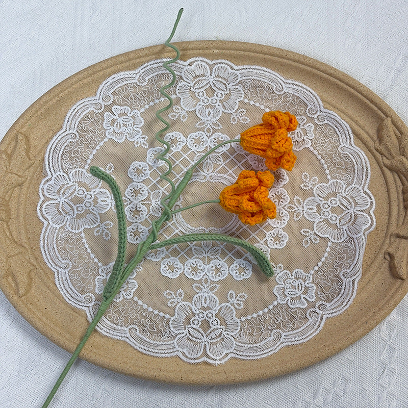 Crochet Peruvian Daffodil Flowers-10-Pack