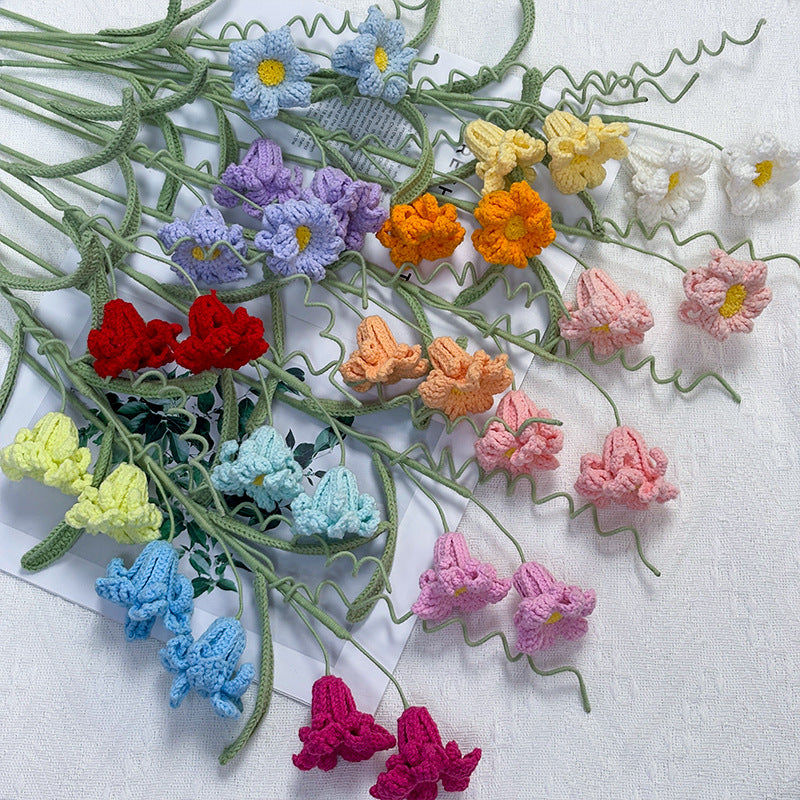 Crochet Peruvian Daffodil Flowers-10-Pack