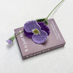 Crochet Poppy Flowers-5-Pack