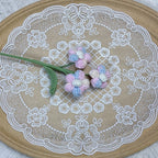 Crochet Puff Flowers-10-Pack