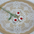 Crochet Puff Flowers-10-Pack