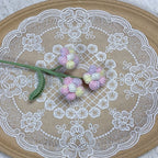 Crochet Puff Flowers-10-Pack