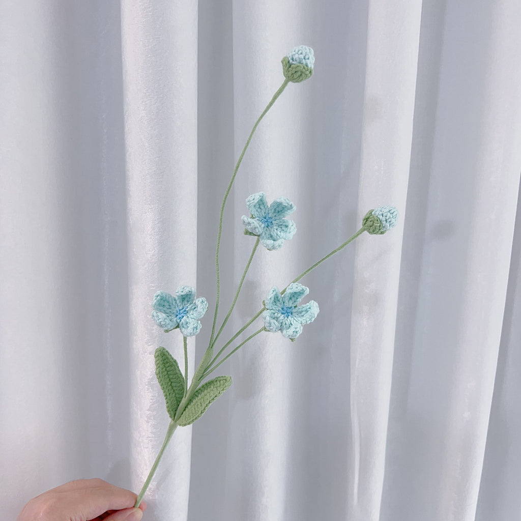 Crochet Rock Jasmine Flowers-10-Pack