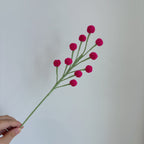 Crochet Snowberry Branches-10-Pack