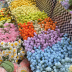 Crochet Snowberry Branches-10-Pack