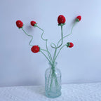 Crochet Strawberry Stems-10-Pack