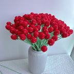 Crochet Strawberry Stems-10-Pack