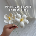 Crochet Violet Flowers-10-Pack