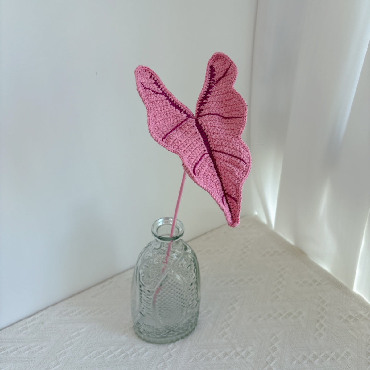 Crochet Alocasia Leaf Stems-10-Pack
