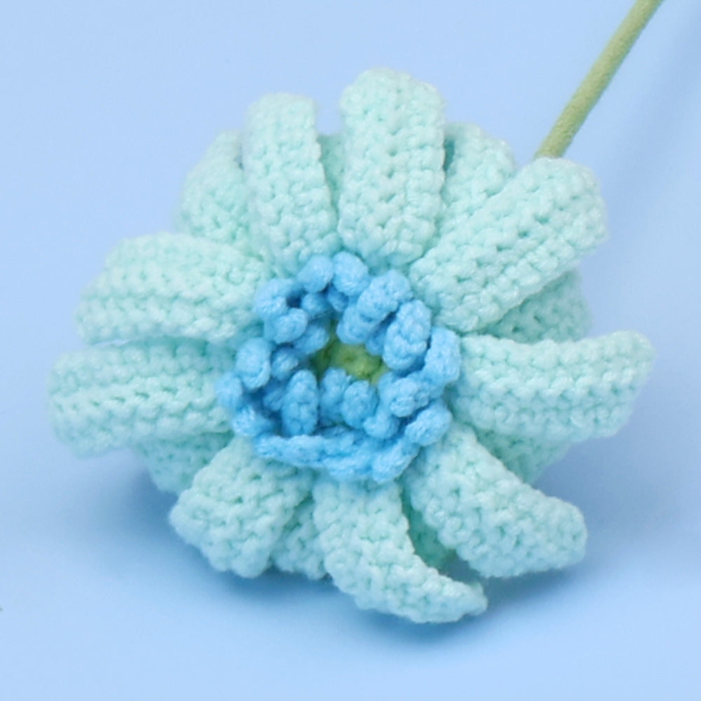 Crochet Gerbera Daisy Flowers-10-Pack