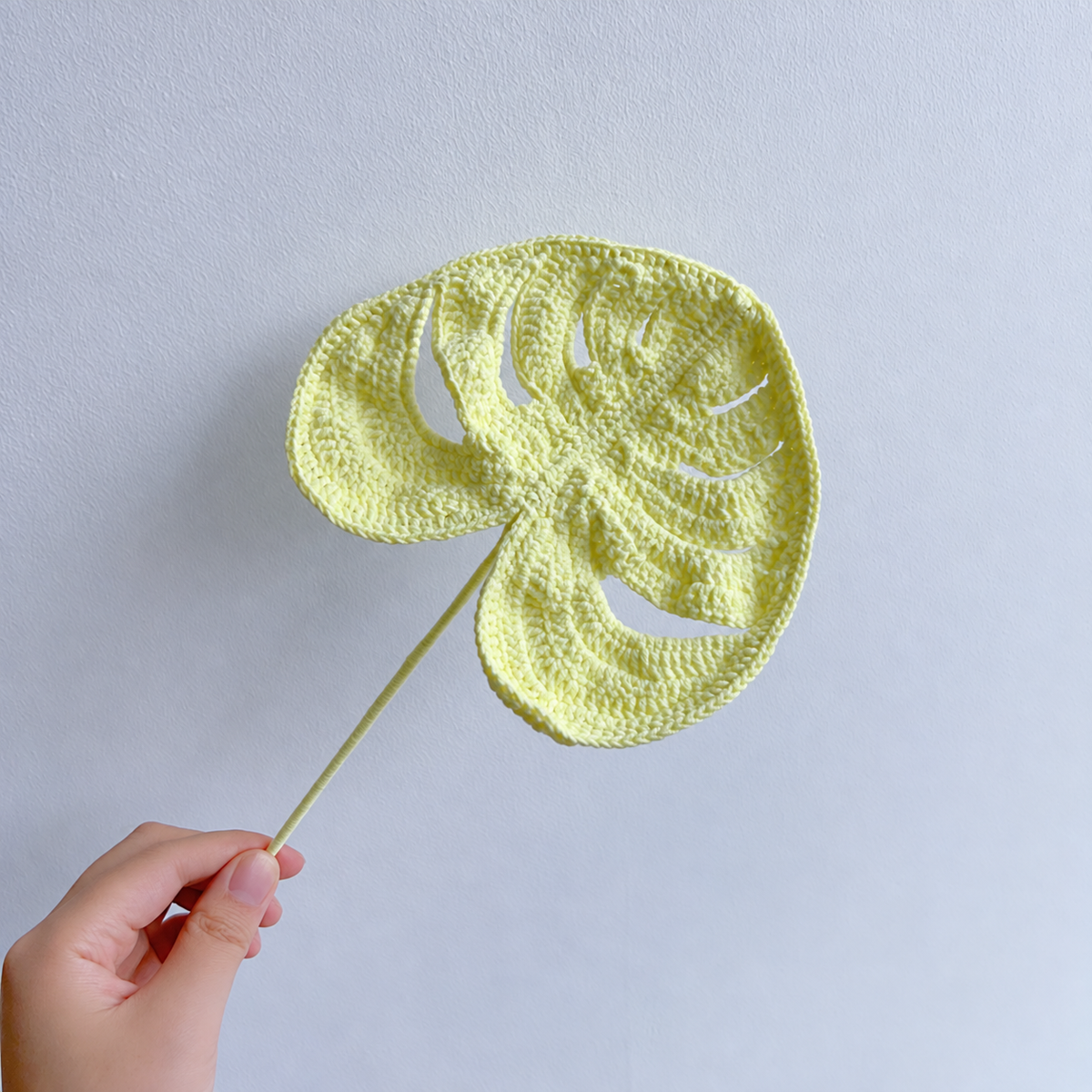 Crochet Greenery Foliage Stems-10-Pack