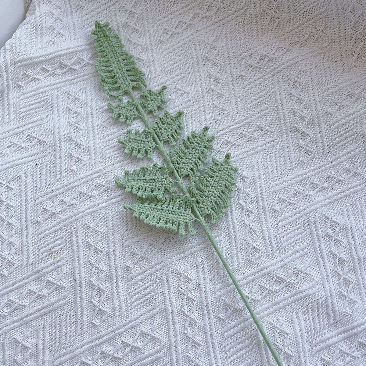 Crochet Greenery Foliage Stems-10-Pack