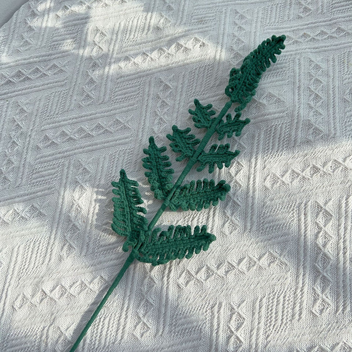 Crochet Greenery Foliage Stems-10-Pack