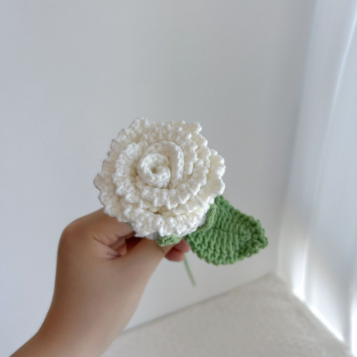 Crochet Luoshen Rose Flowers-10-Pack