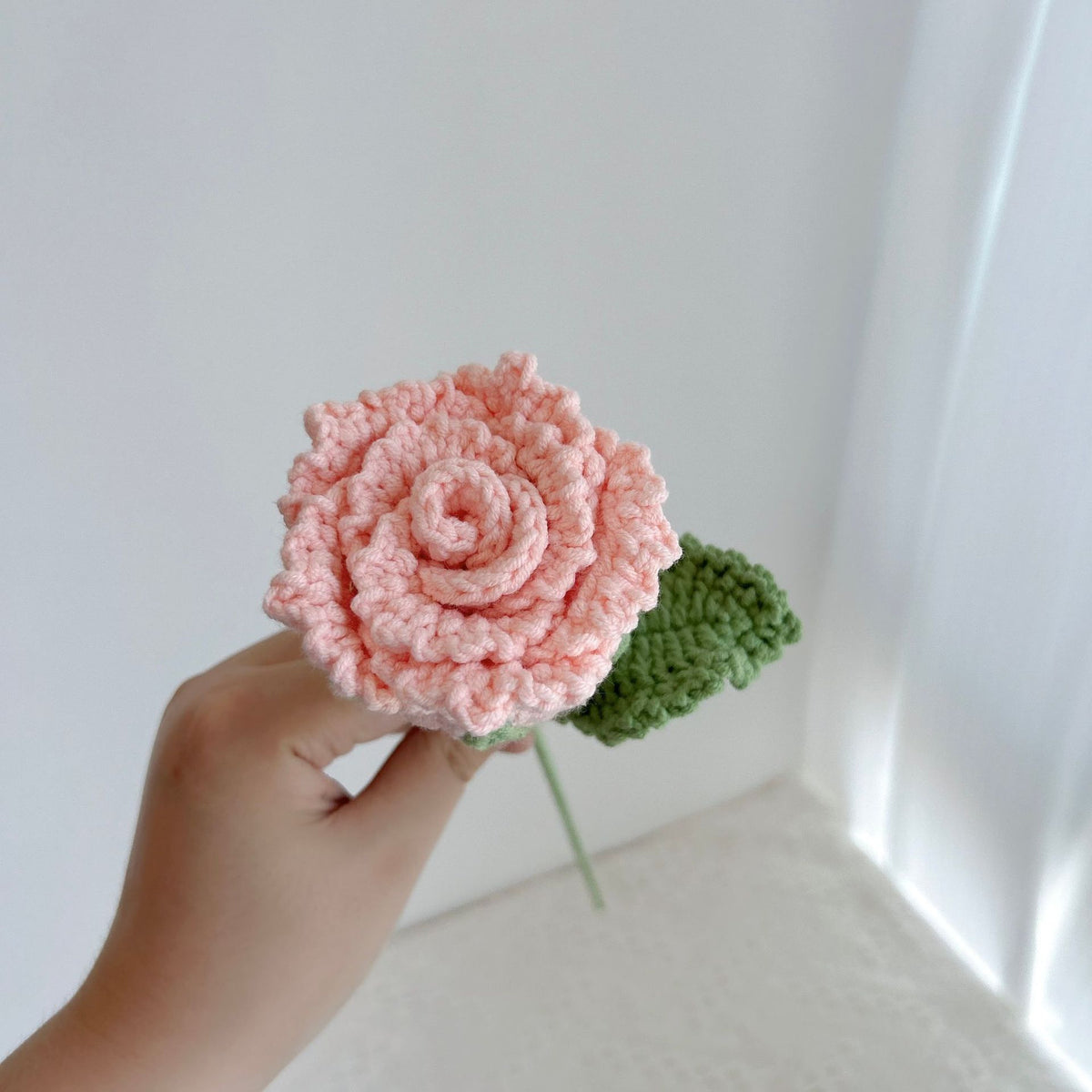 Crochet Luoshen Rose Flowers-10-Pack