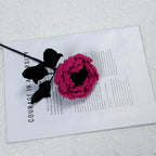 Crochet Peony Flower Stem-10-Pack