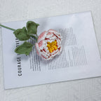 Crochet Peony Flower Stem-10-Pack