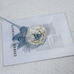 Crochet Peony Flower Stem-10-Pack