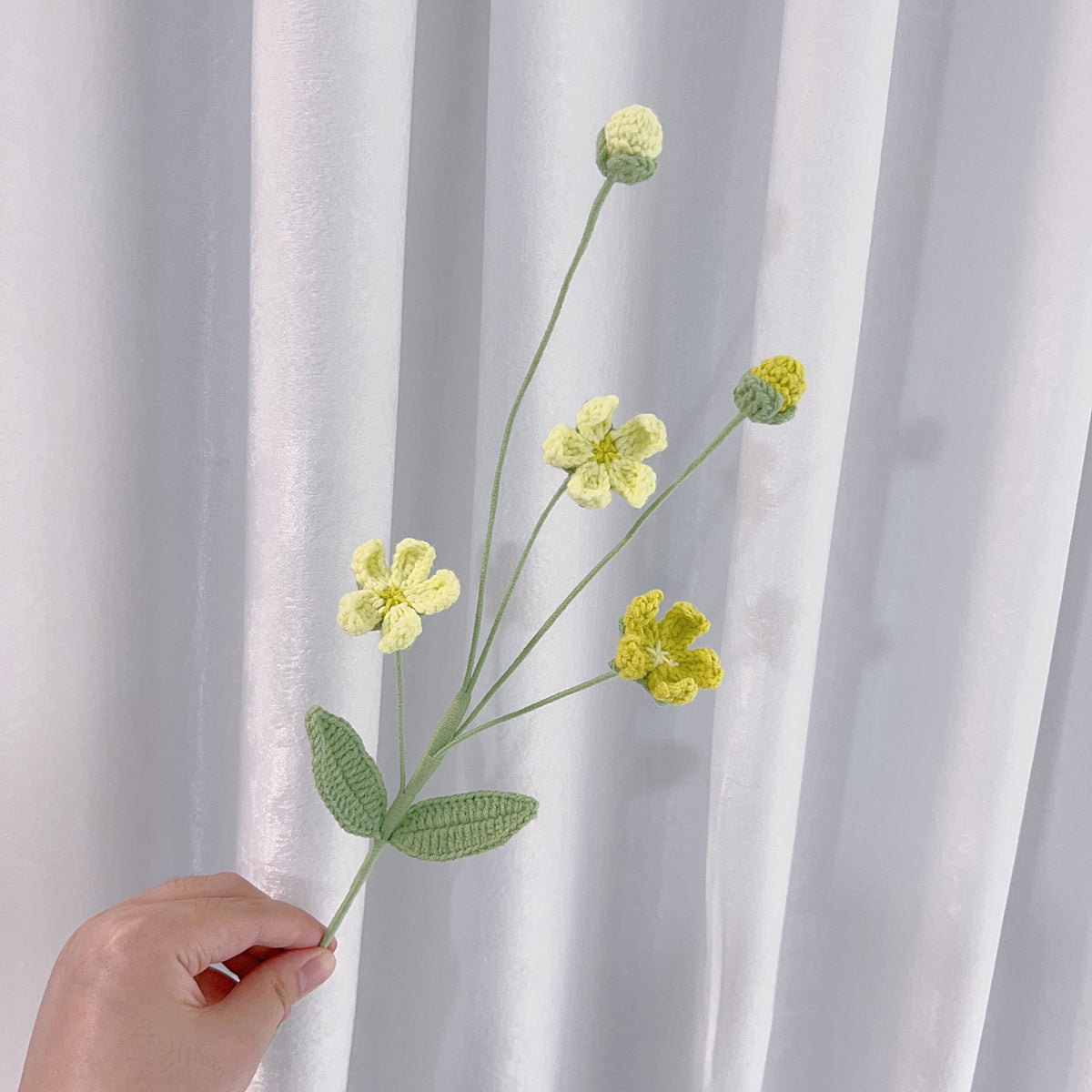 Crochet Rock Jasmine Flowers-10-Pack