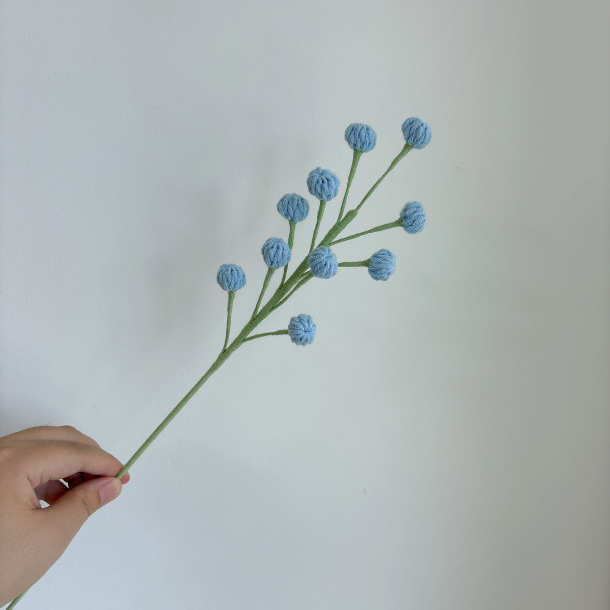Crochet Snowberry Branches-10-Pack