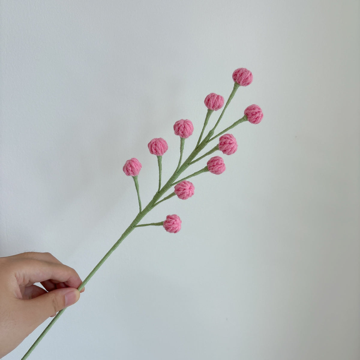 Crochet Snowberry Branches-10-Pack
