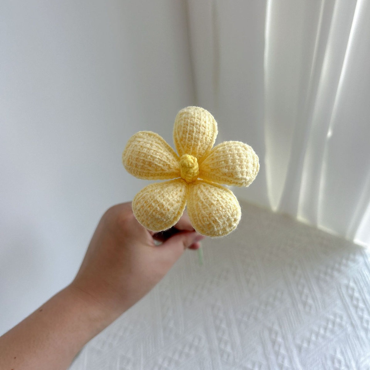 Crochet Violet Flowers-10-Pack