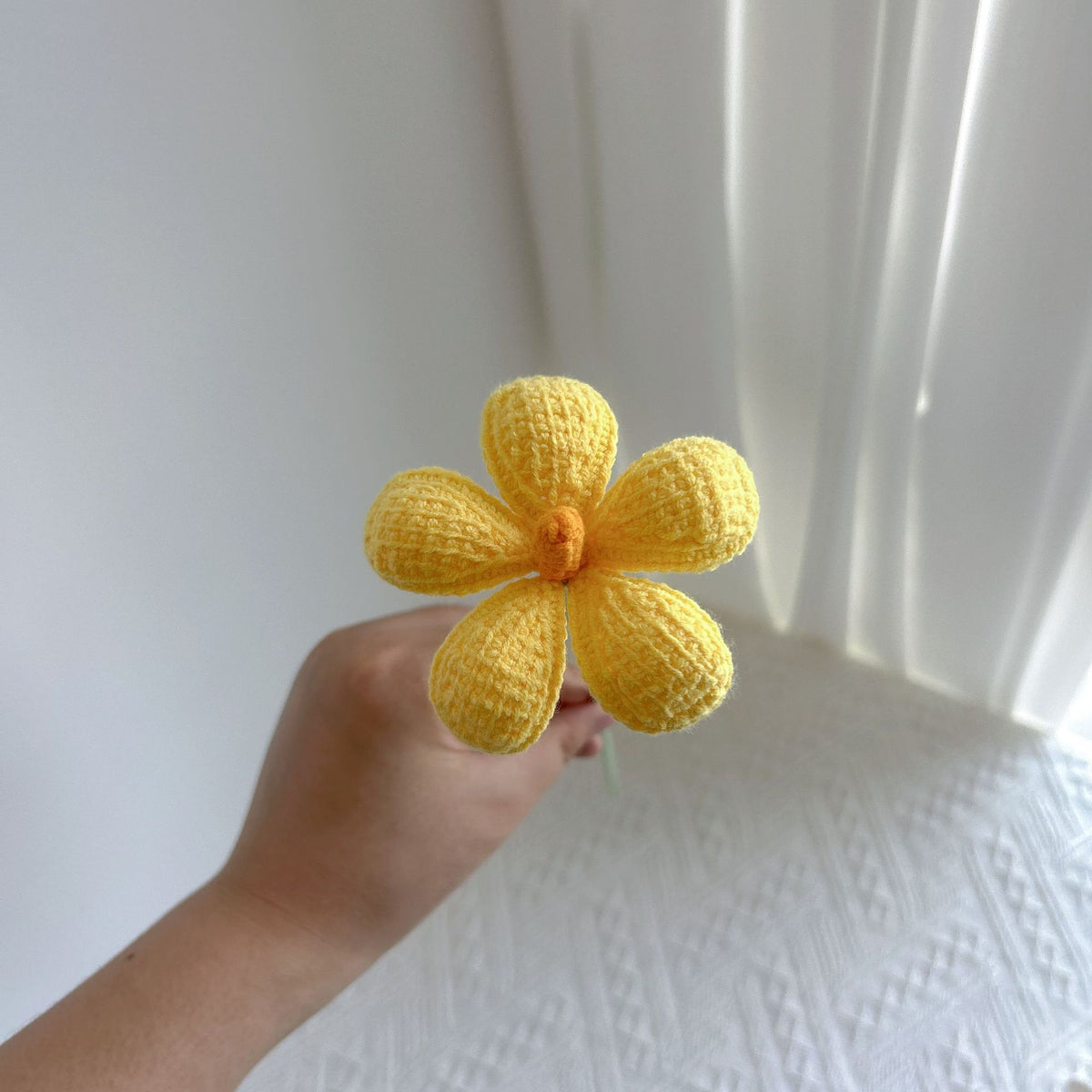 Crochet Violet Flowers-10-Pack
