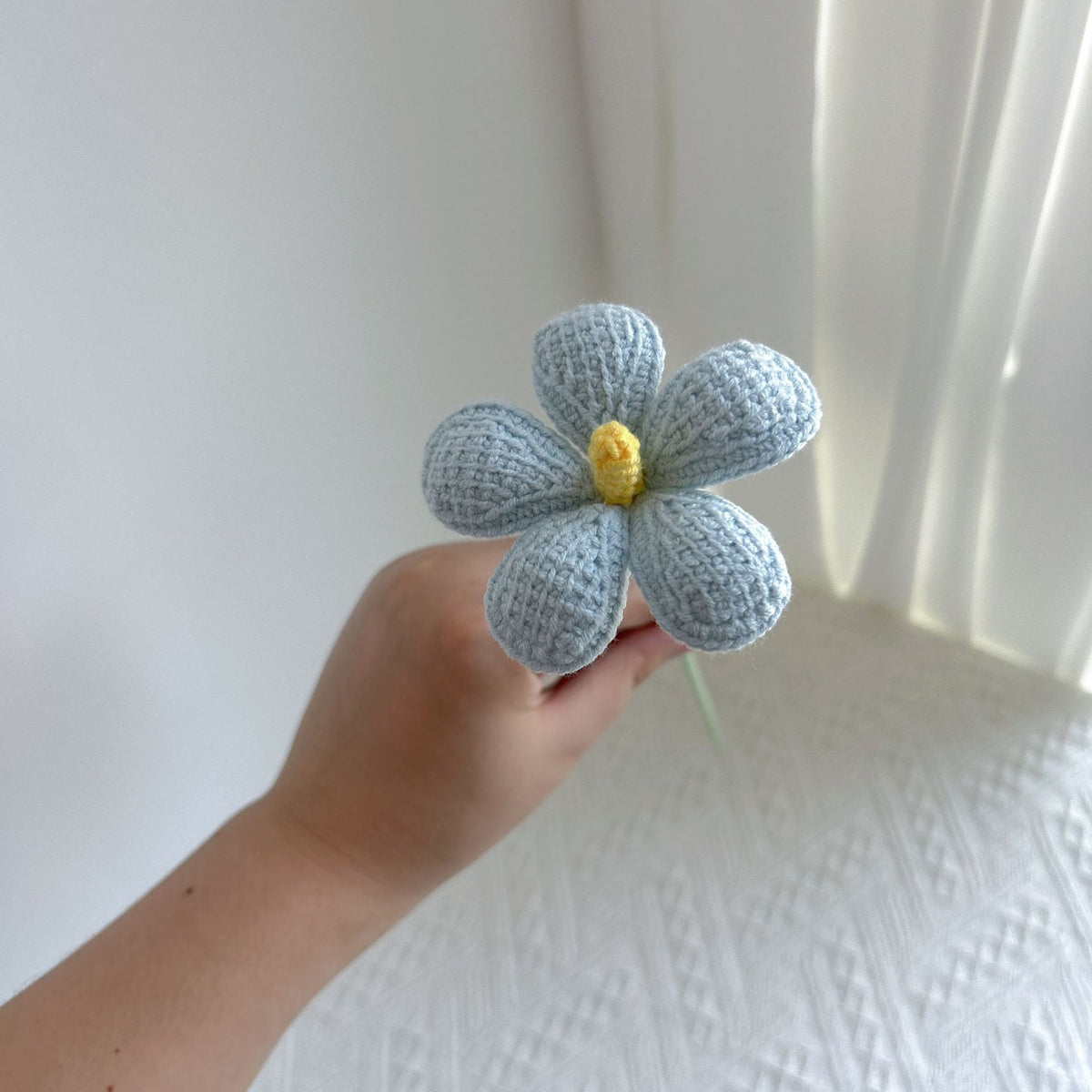 Crochet Violet Flowers-10-Pack