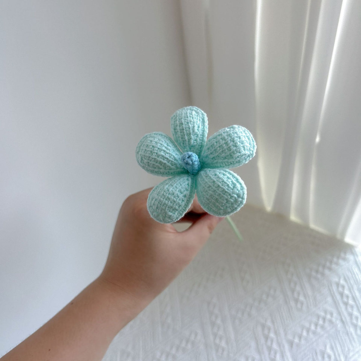 Crochet Violet Flowers-10-Pack