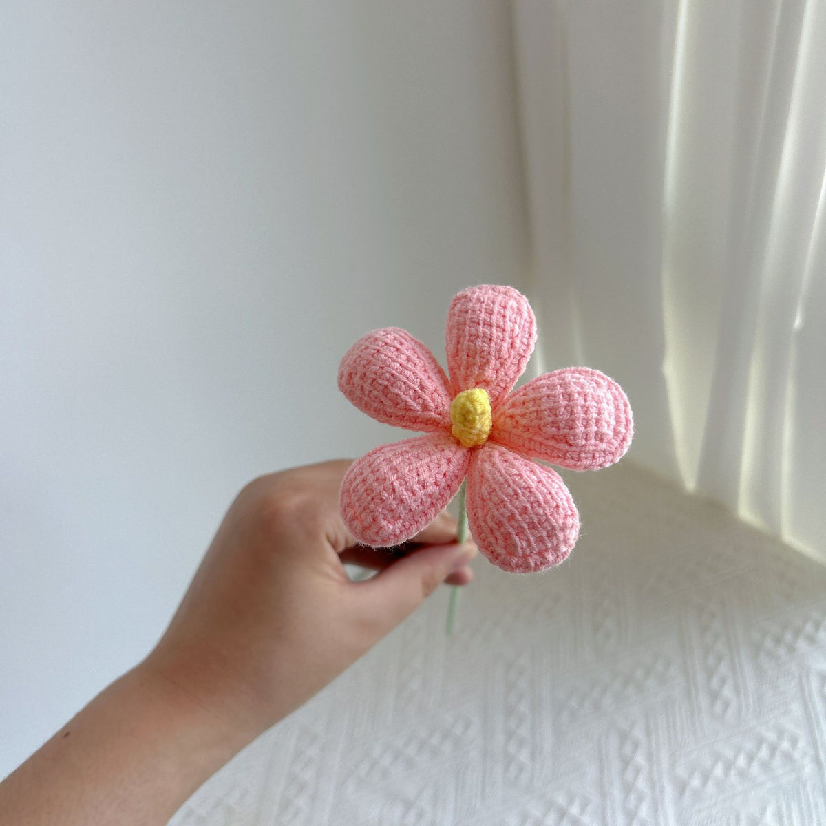 Crochet Violet Flowers-10-Pack