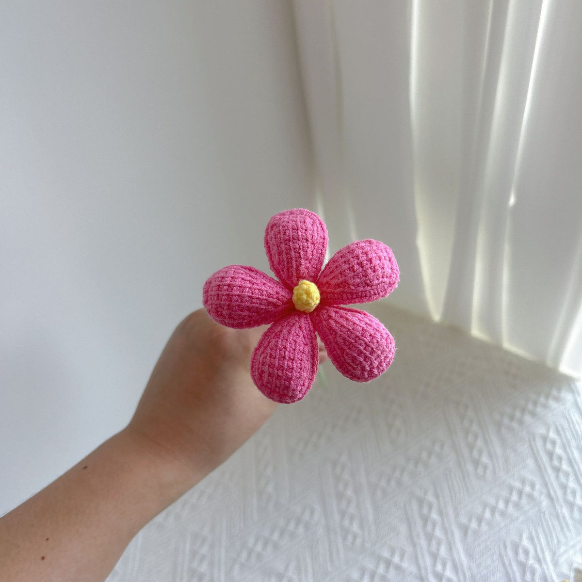 Crochet Violet Flowers-10-Pack