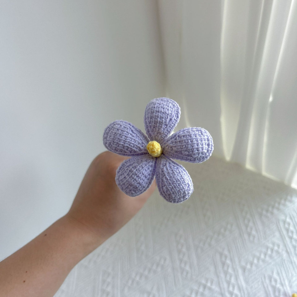 Crochet Violet Flowers-10-Pack