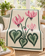 Cyclamen C2C Blanket Pattern PDF-Digital Download
