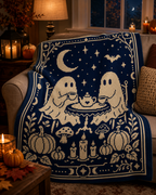 Halloween Ghost Tea C2C Crochet Mosaic Pattern-Digital Download