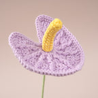 Handmade Crochet Anthurium Flowers – Set of 10 Stems