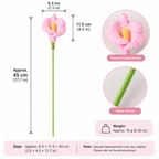 Handmade Crochet Calla Lily Flowers – Set of 10 Stems