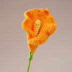 Handmade Crochet Calla Lily Flowers – Set of 10 Stems