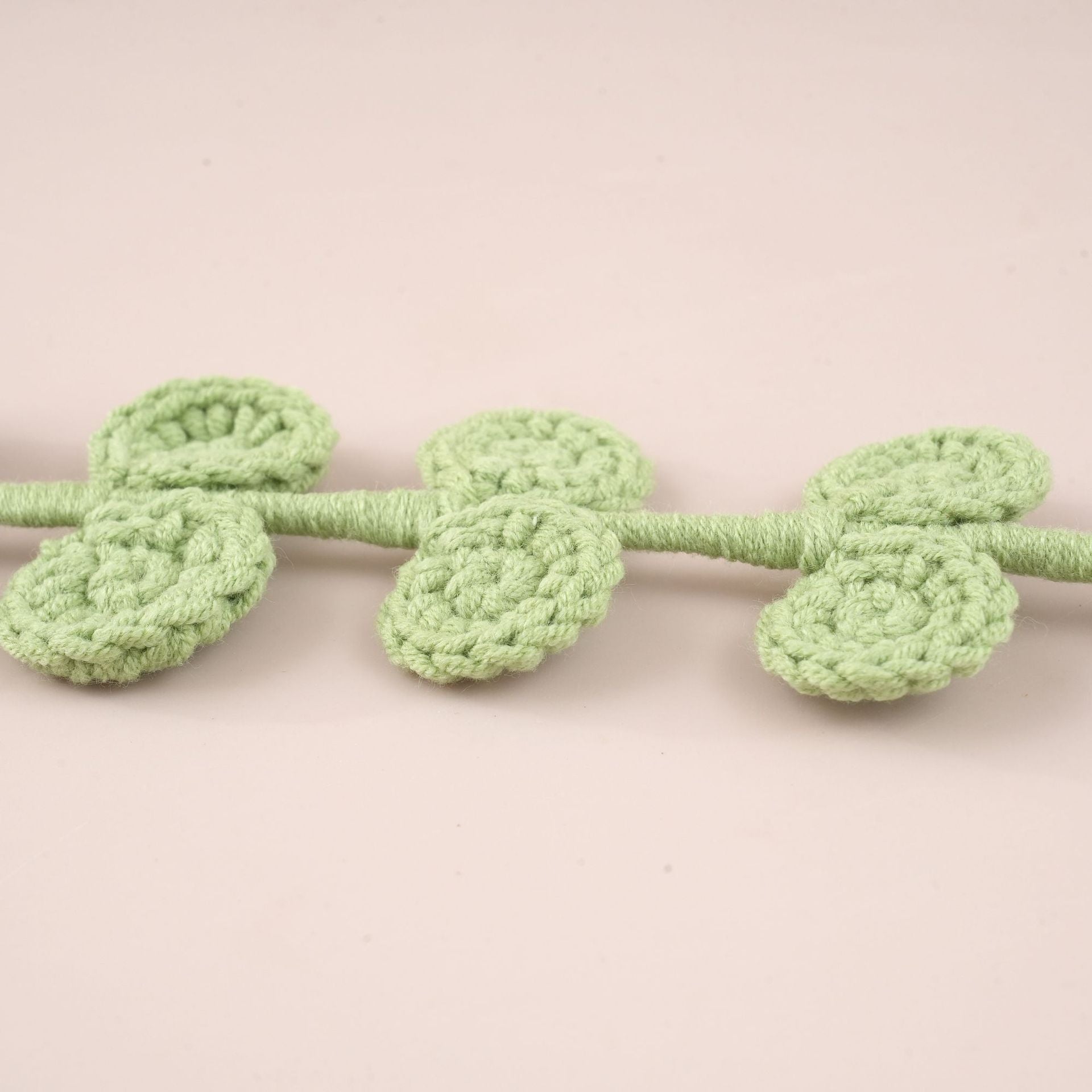 10PC Handmade Crochet Eucalyptus Stem – Green Forever Botanical Decor