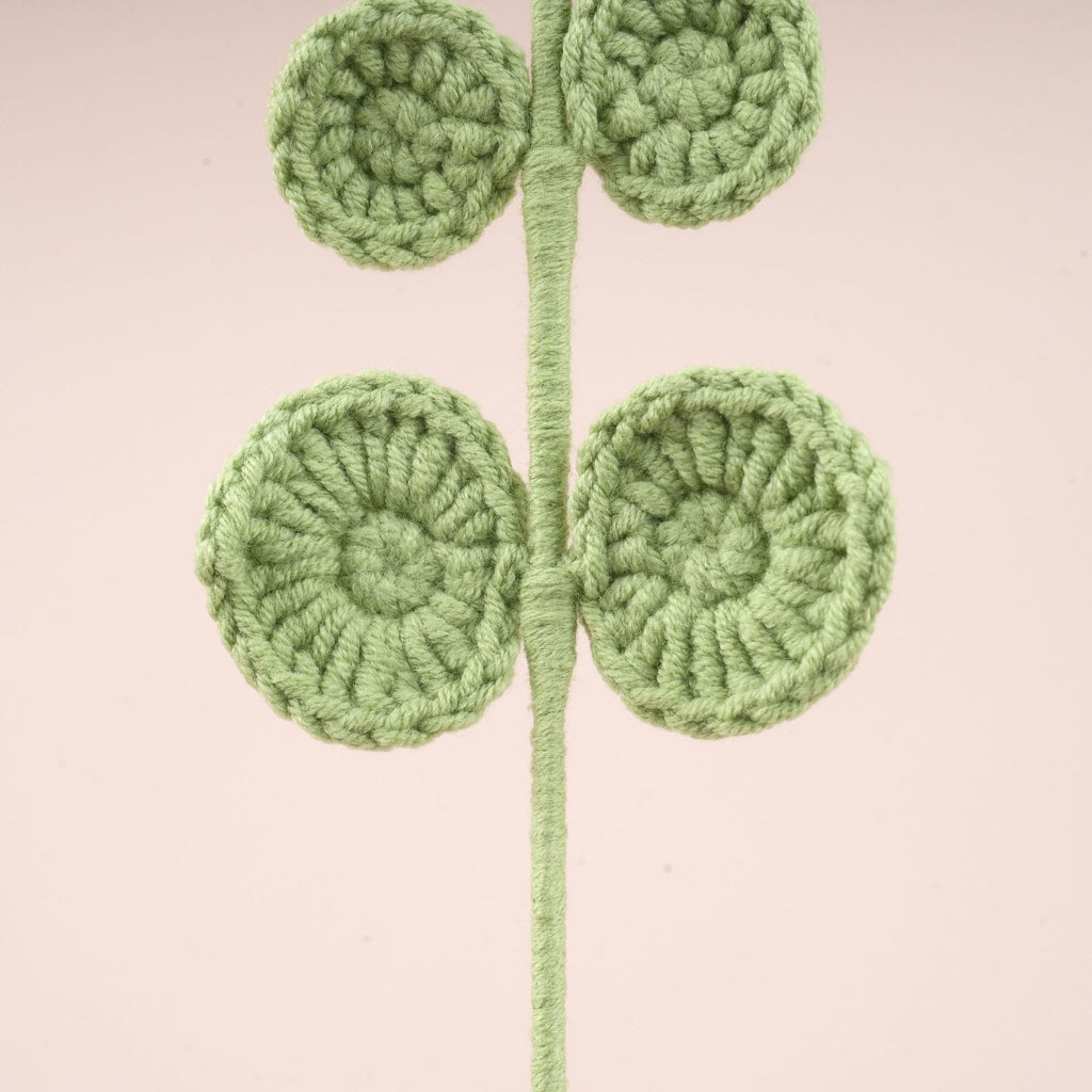 10PC Handmade Crochet Eucalyptus Stem – Green Forever Botanical Decor