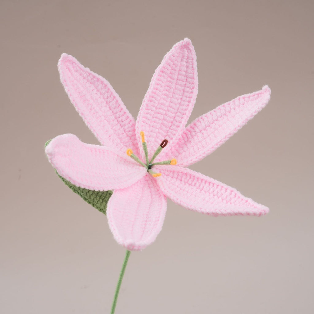 10 Pcs Handmade Crochet Lily Flowers