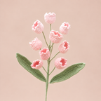Handmade Crochet Lily of the Valley Flowers – 10 Stems