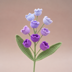 Handmade Crochet Lily of the Valley Flowers – 10 Stems