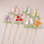 Handmade Crochet Oxalis Flowers – Set of 10 Stems
