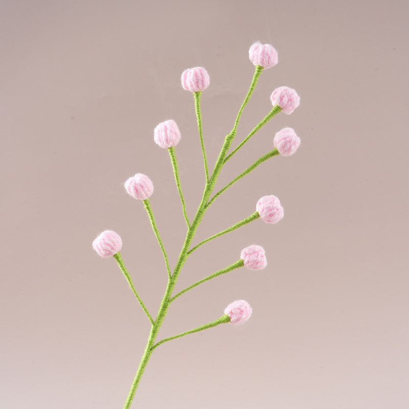 Handmade Crochet Snowberry Stems – Set of 10