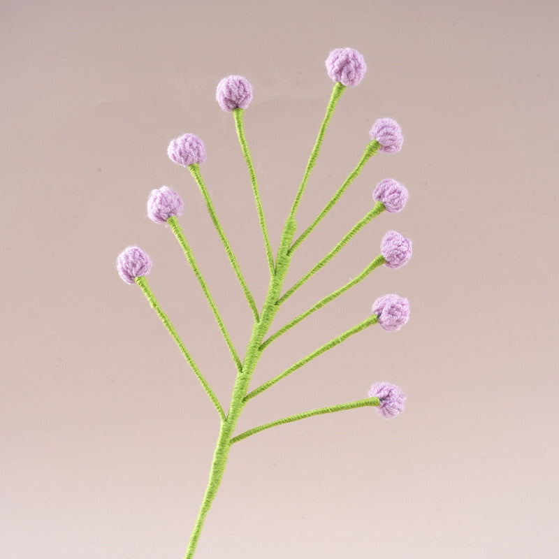 Handmade Crochet Snowberry Stems – Set of 10