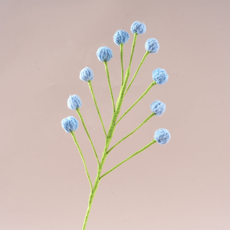 Handmade Crochet Snowberry Stems – Set of 10